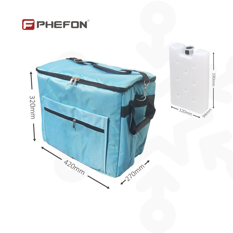 Soft Cooler Bag With Insulation And Medical Silver Aluminum Film Lining Support Customizable Logo