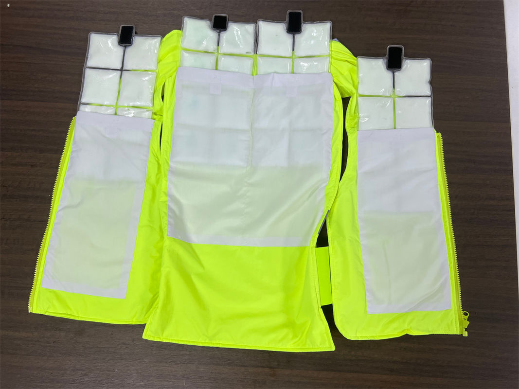 Pullover Cooling Vest  With PCMs Flexible TPU Pouches 4 Hours Cooling Time PCM Cooling Vest