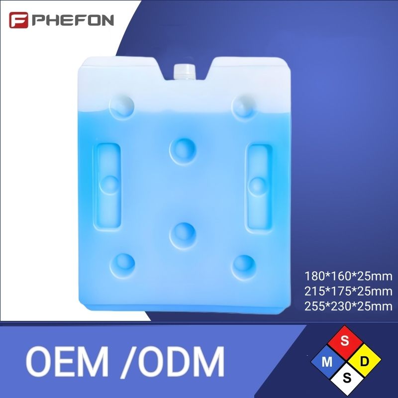 BPA Free Long-lasting Lightweight Gel Ice Pack Reusable Ice Brick for Cold Therapy and Food Storage