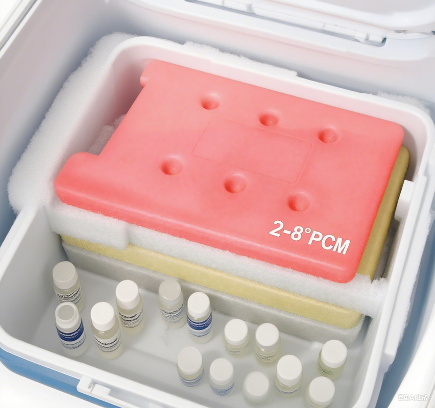 Reusable Long-lasting Temperature Control PCM Cold Plates HDPE PCM Ice Pack -25--15c
