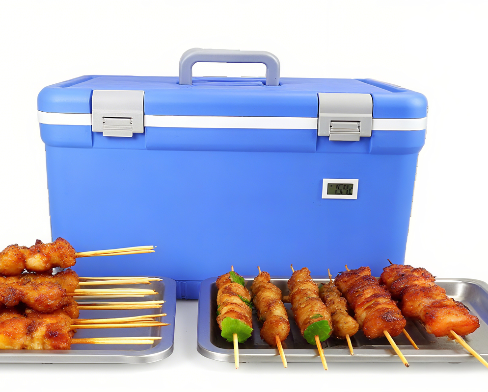 Phefon FS-35L Ice Cooler Box for Camping, Fishing, and BBQs with 72h Cold Storage