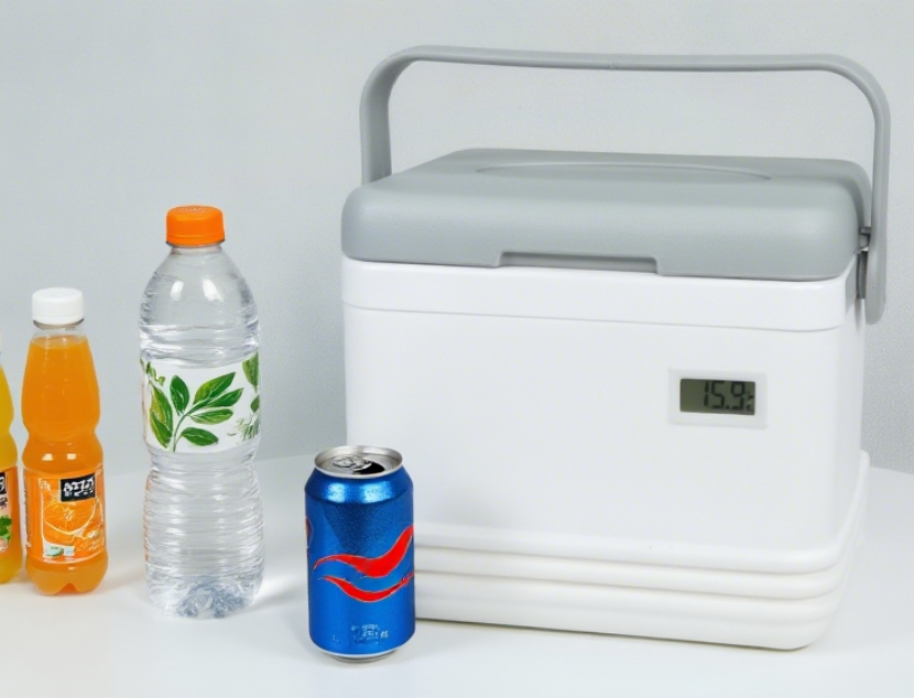 Portable Ice Cooler Box 1.6KG for Camping Picnic BBQ 12h Cold Storage