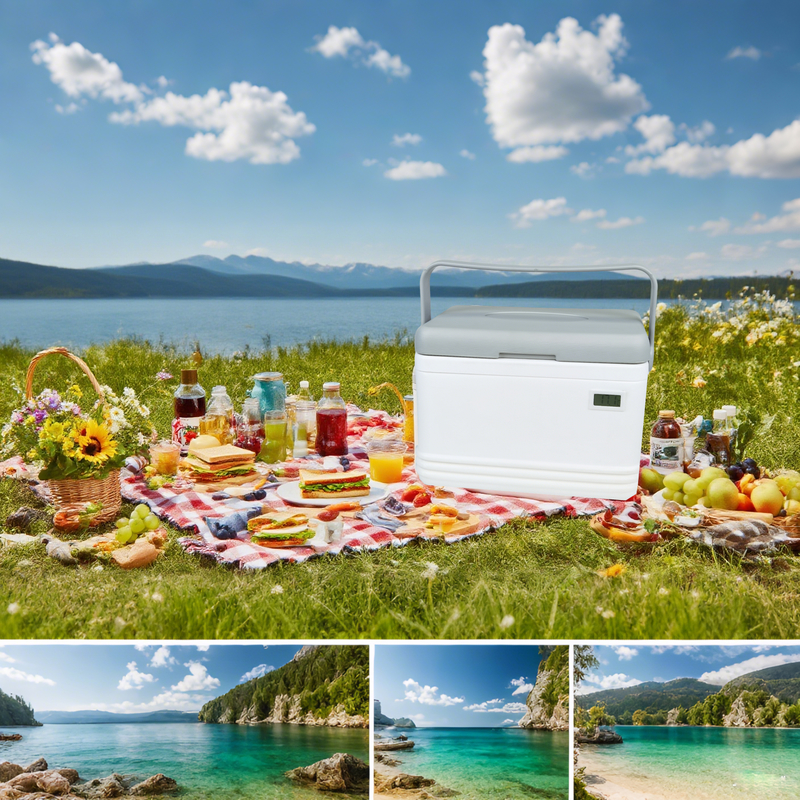 8L Portable Ice Cooler Box for Camping Picnics Outdoor FS-8L