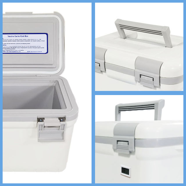 Hard Cooler Box 6Liters Portable medical Cooler Box With CFC-Free PU Foam Insulation For Long Duration