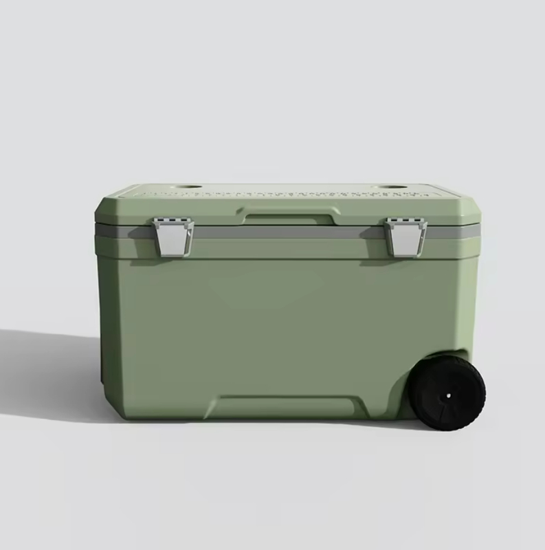 120L Capacity Rotomolded Ice Cooler Box Keeps Cold More Than 48 Hours for Outdoor Camping and Fishing