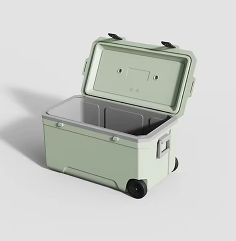 Outdoor Thermal Insulation Ice Cooler Box with 120L Capacity and Keeps Cold More Than 48 Hours for Camping and Picnic