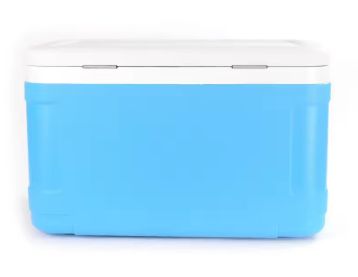 50L Capacity Waterproof Thermal Ice Cooler Box for Outdoor Camping and Fishing