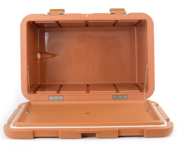 Newly Designed Portable 50L Customized Portable Outdoor Plastic Ice Large Cold Cooler Box  for Food Storage on Camping Fishing BBQ and Outdoor Events