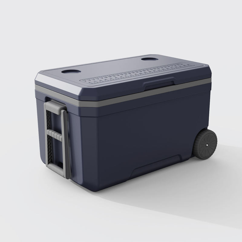 ISO CE Sertifikalı Tekerlekli Sert Soğutucu, Tıbbi ve Dış Mekan Kullanımı İçin 70 Litre Kapasiteli