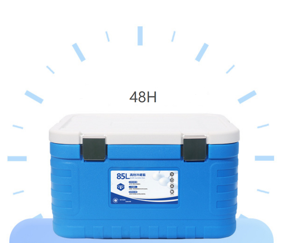 FS-85L Ice Cooler Box with 645*525*380mm Dimensions and 8.6kg Weight for Outdoor Camping