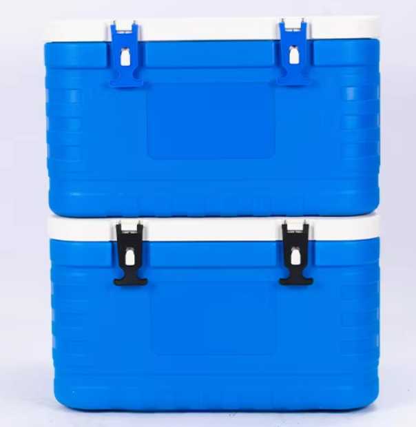 Phefon FS-85L Insulated Ice Cooler Box with Hinged Lid for Cold Chain Storage