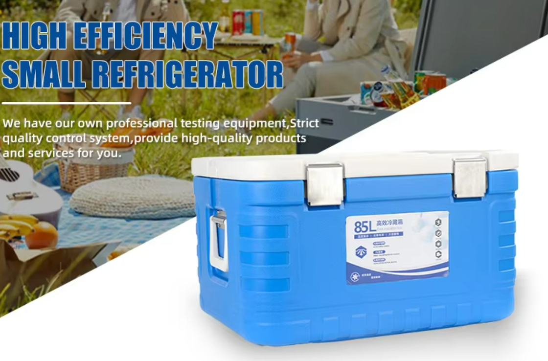 FS-85L Ice Cooler Box with 327*167*205mm Internal Dimensions and 400*250*278mm External Dimensions