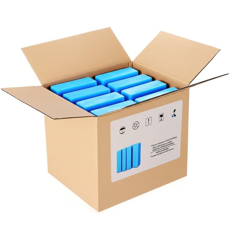 Transport Temperature Control Box 6pcs Ice Packs and 81x46x46 Package Carton for Temperature-Sensitive Products