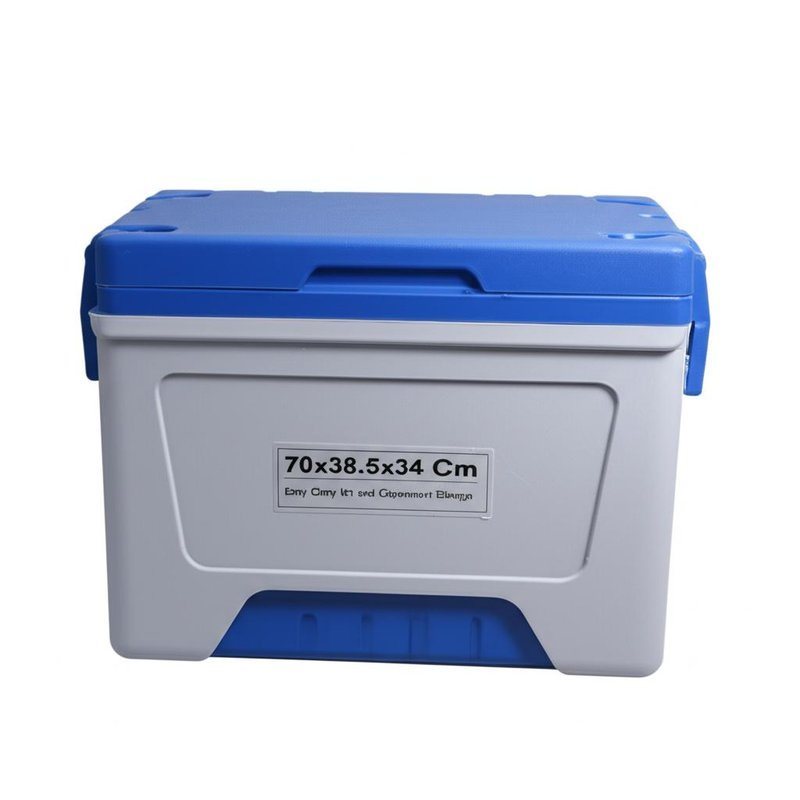 Internal Dimension 70x38.5x34 Cm Cold Storage Box Easy Carry for and Convenient Storage