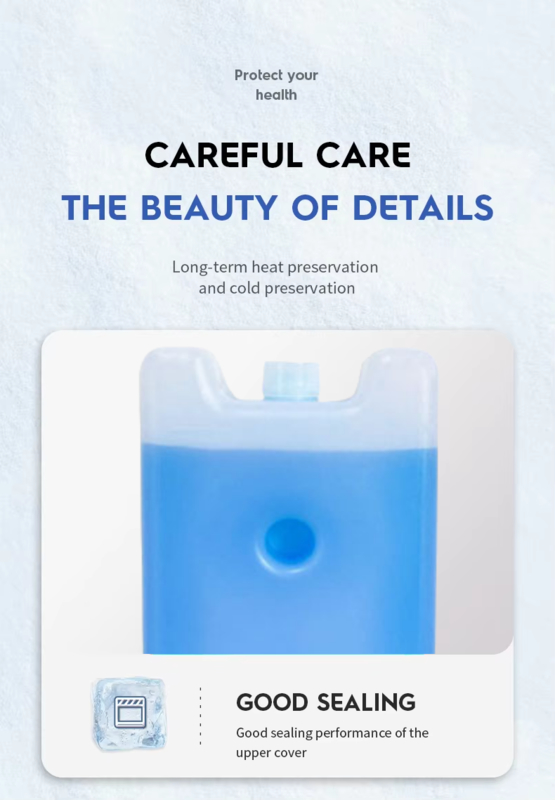 MSDS Certified PCM Pack with Customizable Mold and HDPE Container for Industrial Thermal Energy Storage Eutectic Plate Gel Ice Pack