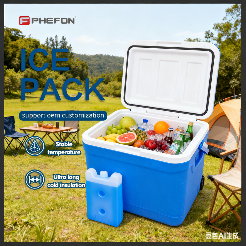 Phase Change Materials PCM Packs with Ultrasonic Cap Sealing and HDPE Container for -20°C Thermal Management