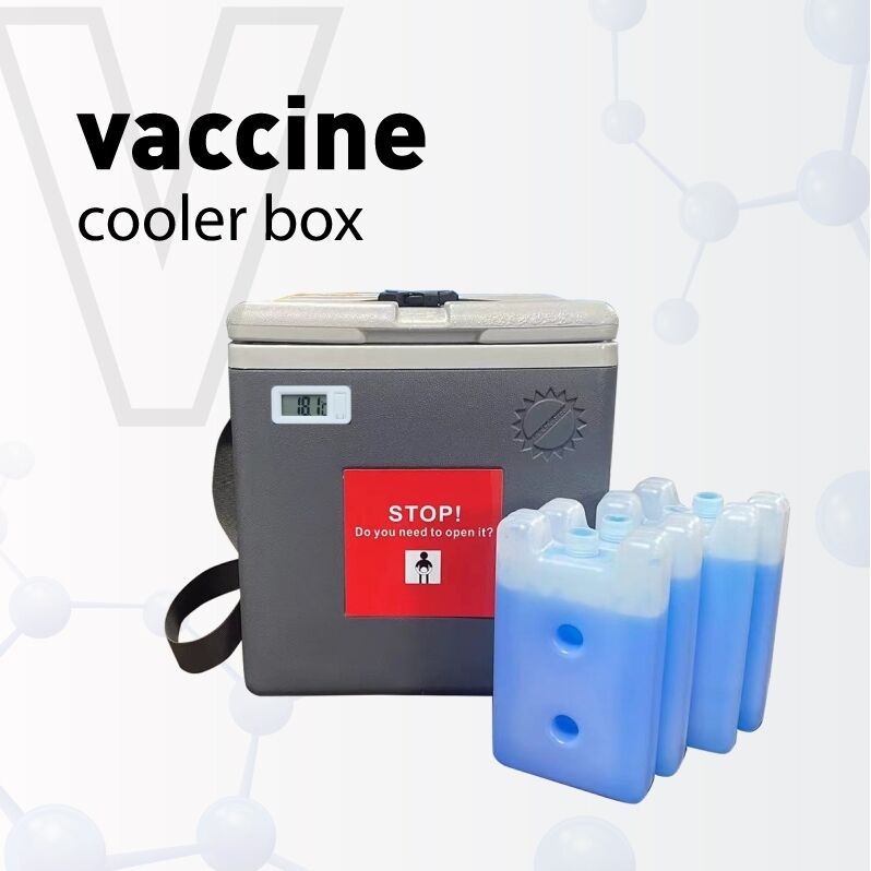 Customize Lable Support Vaccine Cold Box And Vaccine Carrier Box For Pharmaceutical Logistics Optional Temperature Display