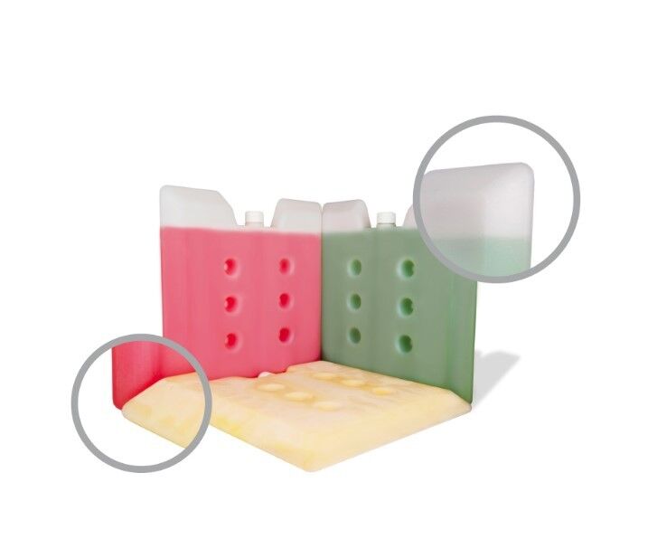 Freezer-Safe Reusable PCM Ice Packs with Temperature Range -25°C to +25°C for Medical and Food Transport