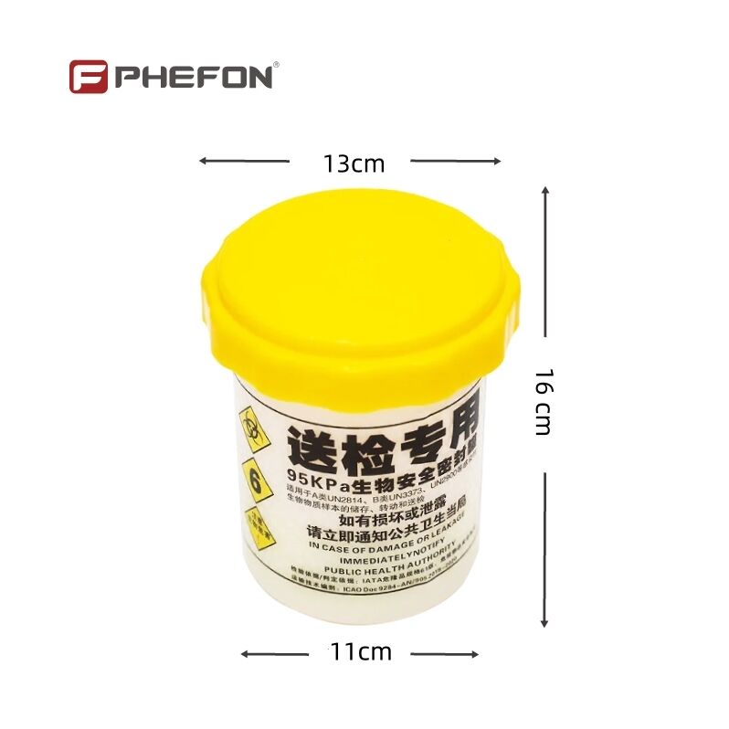 UN2814 UN3373 Box With 95 KPa  Biosafety Transport Tank IATA Packing Instruction Compliant 16cm Height For Biological Sample Shipping