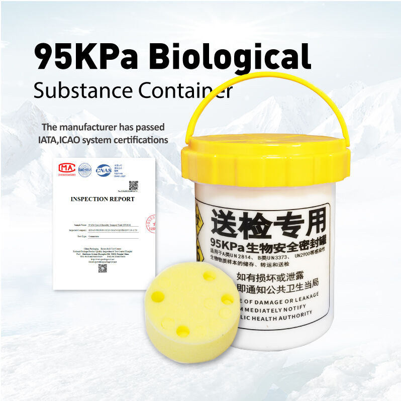 UN3373 UN2814 Packaging Solution For Biological Substance Shipping With Absorbent Material For Infectious Substances During Transit