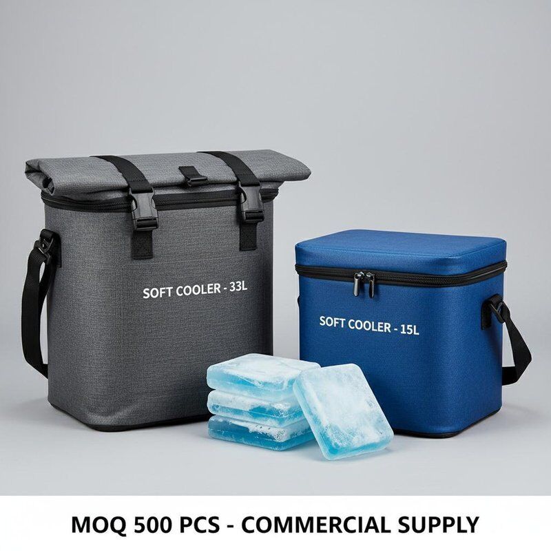 Customized MOQ 500PCS Soft Cooler Capacity 15L 33L Ice Packs Supply One Set Suitable for Commercial Requirements