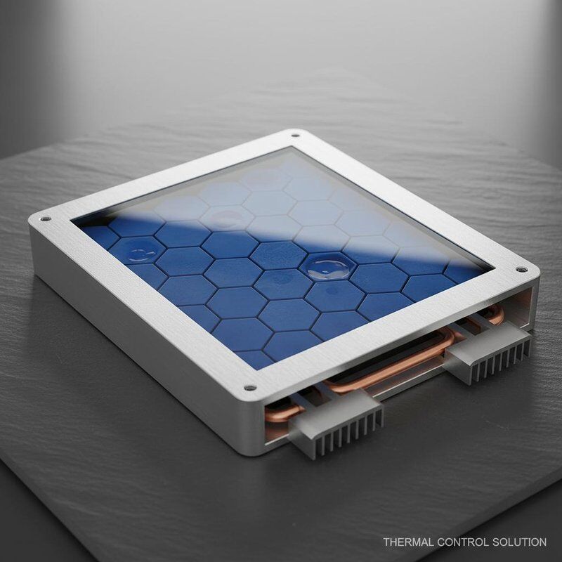 PCM eutectic plate temperature control cooling device designed for heat absorption and dissipation in thermal systems