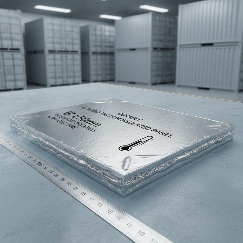 Durable Vacuum Insulated Panel with ≥50mm Insulation Thickness for Long Cold Time in VIP Insulation Cold Box