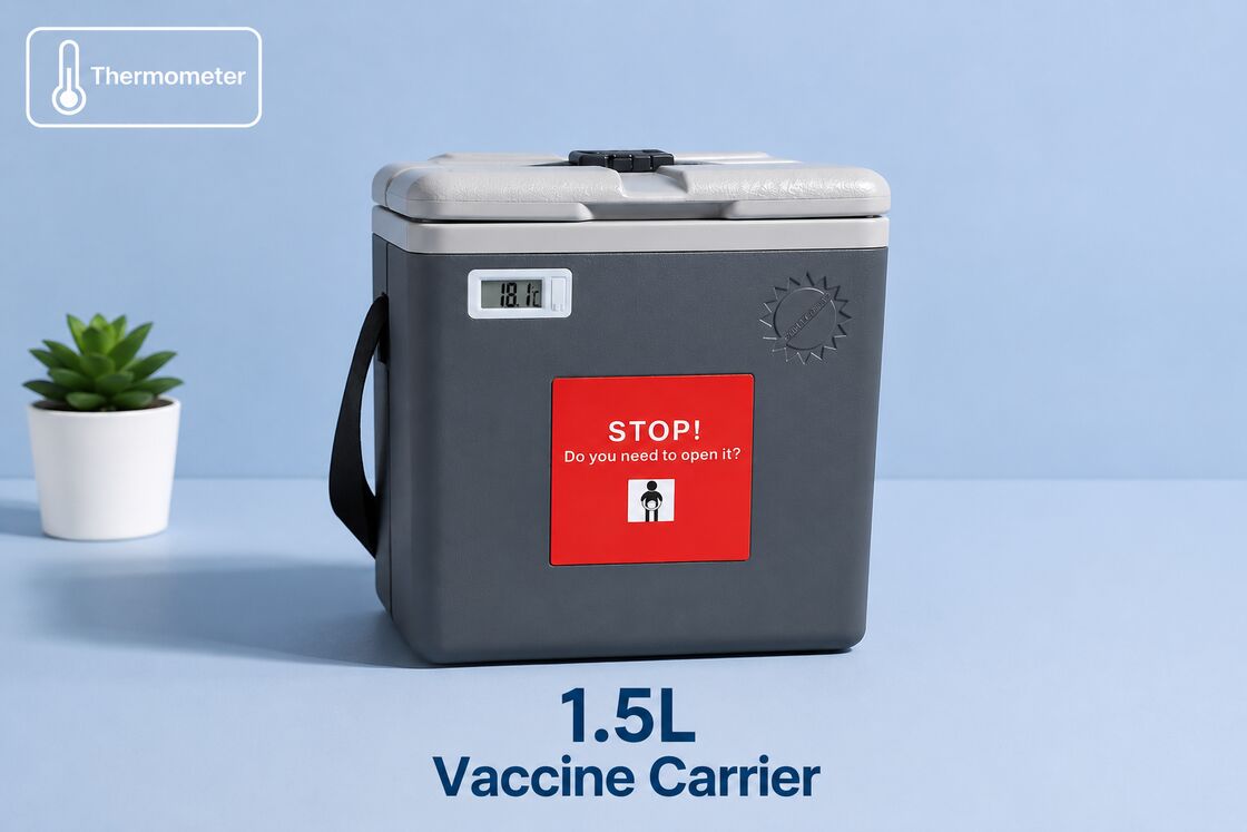 Transport And Storage Of Vaccines Vaccine Storage Container External Dimensions 250250280mm Secure Cold Chain Solution