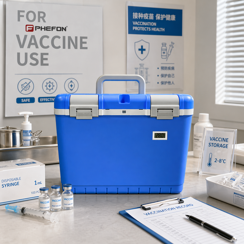 Phefon 10L Hard Ice Cold Box Featuring Ice Pack Configuration Supply One Set Designed For Cold Chain Transport And Storage