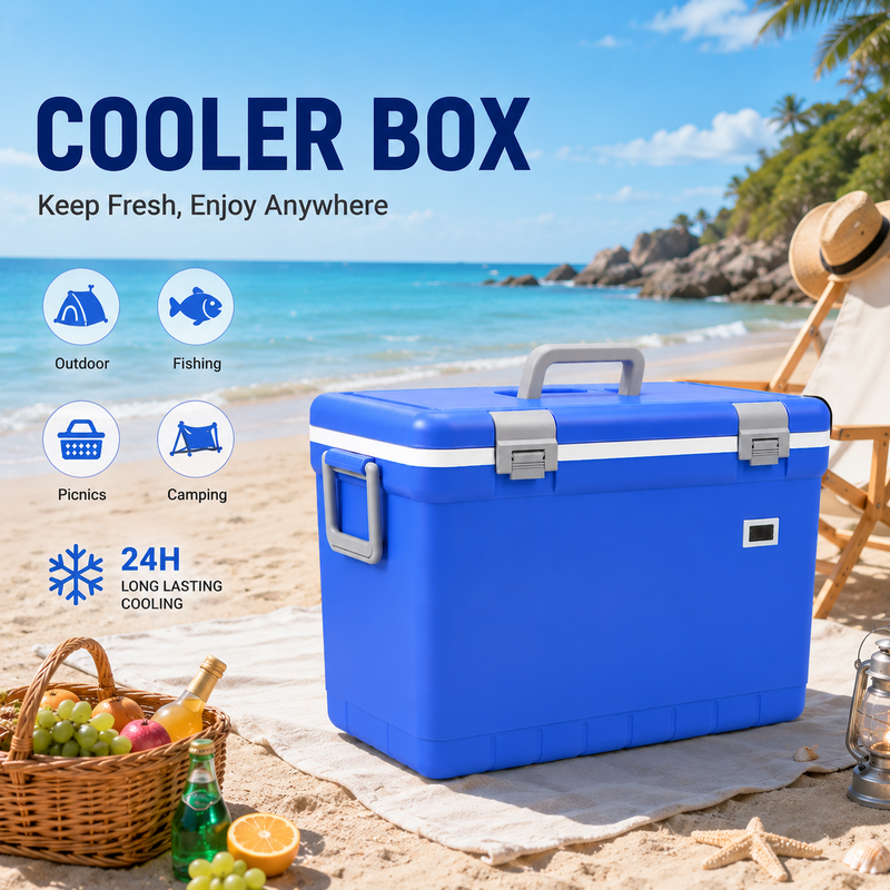 PU insulation type best cool box featuring 24h cold storage time ideal for extended outdoor and maintaining product in transit