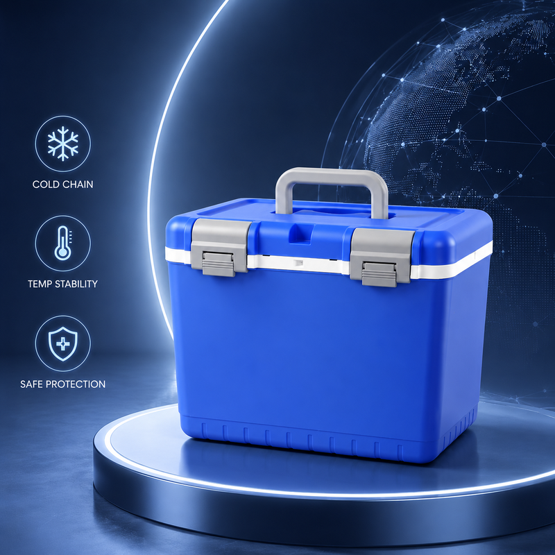 Professional 10L Medical Cold Chain Box for Vaccine, Insulin and Laboratory Sample Storage