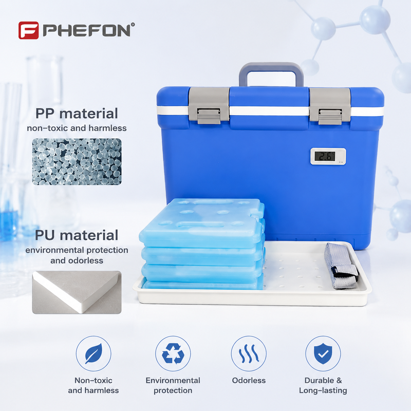 Insulated Medical Cooler Box For Pharmaceutical Transport Passive Insulation Cooler Box Ensuring Cold Chain Management In Agriculture