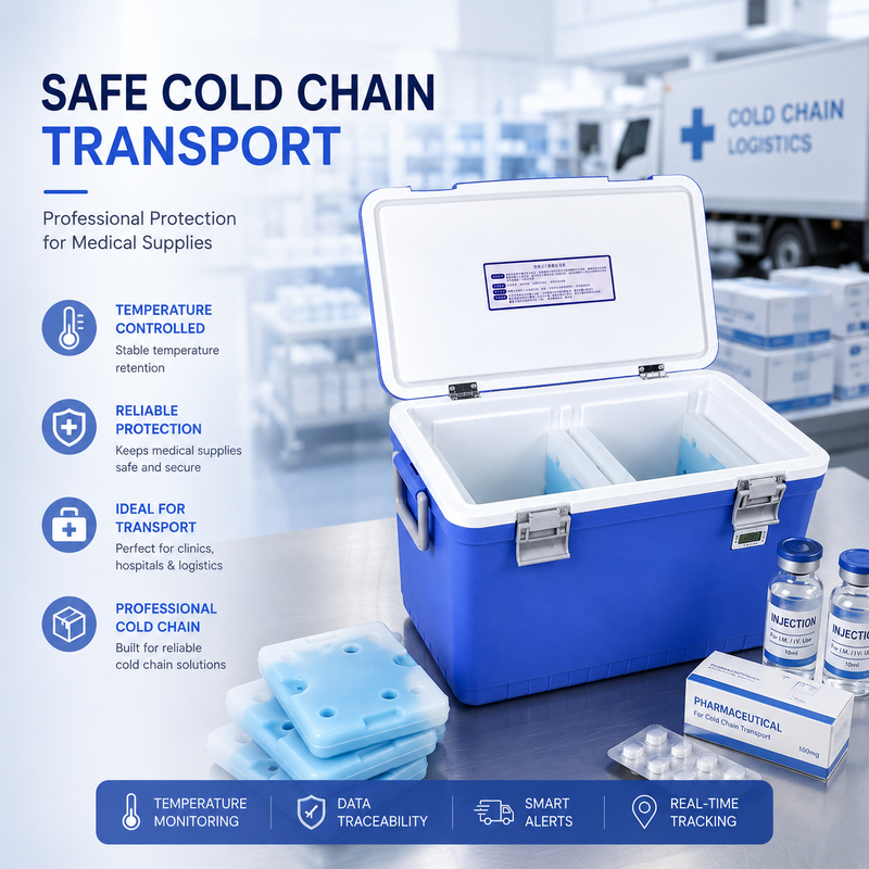 Insulated cooler box with ice packs support customize made to withstand harsh conditions while preserving product freshness
