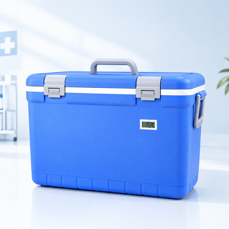 Medical Cooler Box and portable insulated box suitable for transporting temperature sensitive medical and laboratory specimens safely
