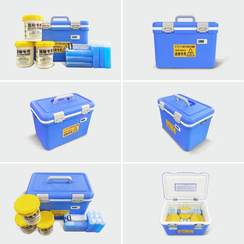 Custom UN3373 UN2814 Cooler Box Manufacturer For Medical And Laboratory Cold Chain