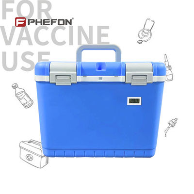Lightweight Medical Cooler Box With All Sides PU Foam Insulation And Optional Temperature Display For Medical Sample Storage