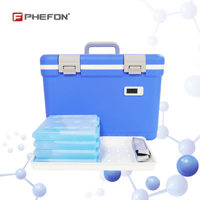 Portable Medical Vaccine Transport Cooler 12Liters With Airtight And Leak-proof Lid Shock Proof And Impact-resistant Design