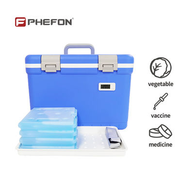 Passive Portable Medical Cooler Box Use Ice Packs Cooling Method Temperature Control Suitable For Vaccines Medications Cooling Storage