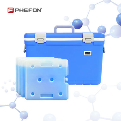 Lockable Lid Cooler Box With Ice Packs PU Polyurethane Foam Insulation Designed To Keep Contents Cold During Prolonged Transit Periods