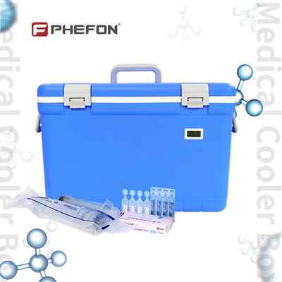 OEM ODM Support Medical Cold Box With Temperature Display  For Medical Blood Cold Chain Transport