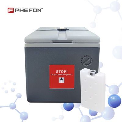 Phefon Freeze Free Vaccine Cooler Box With Ice Packs Keep Cooling Duration For Safe Vaccine Transport