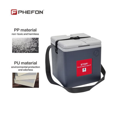 PP PU Vaccine Cooler Box CE Vaccine Transport Cooler Grey