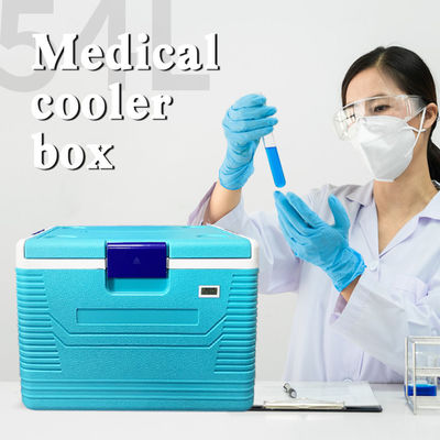 PU Insulated Medical Cooler Box for Blood Transport 510x315x355mm