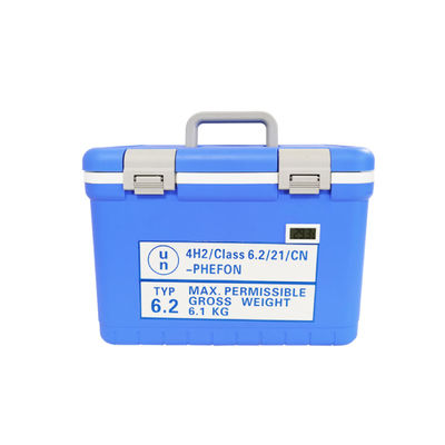 Certified UN2814 Cooler Box Triple Packaging Container for Cold Chain Transport of Infectious Substances