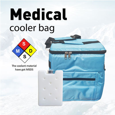 Custom Logo Support  Insulation Soft Cooler With Double Zipper Closurefor Medical Storage