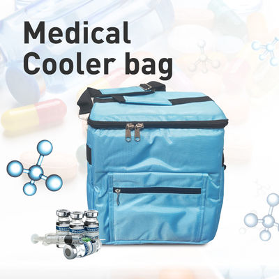 Soft Cooler Bag Optional Temperature Display For Medical Cold Chain Logistics With Ice Packs
