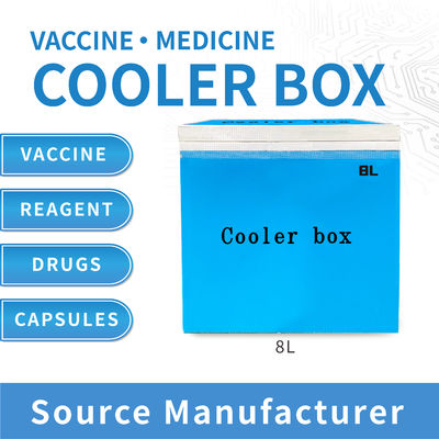 VIP Insulation Cold Chain Box With Ice Packs Configuration And Easy Carry Side Handles For Temperature Control
