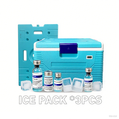 54L Medical Grade Insulated Ice Cooler Box for Lab Specimens with Secure Lock