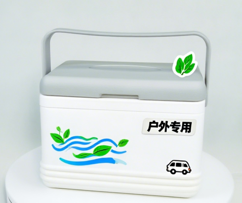 8L Portable Ice Cooler Box for Camping with PU Foam Insulation