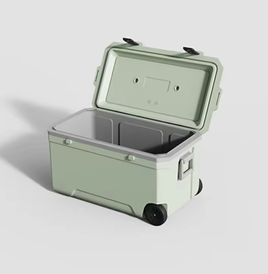 120L Plastic Ice Fishing Cooler Box with 48h Cold Storage